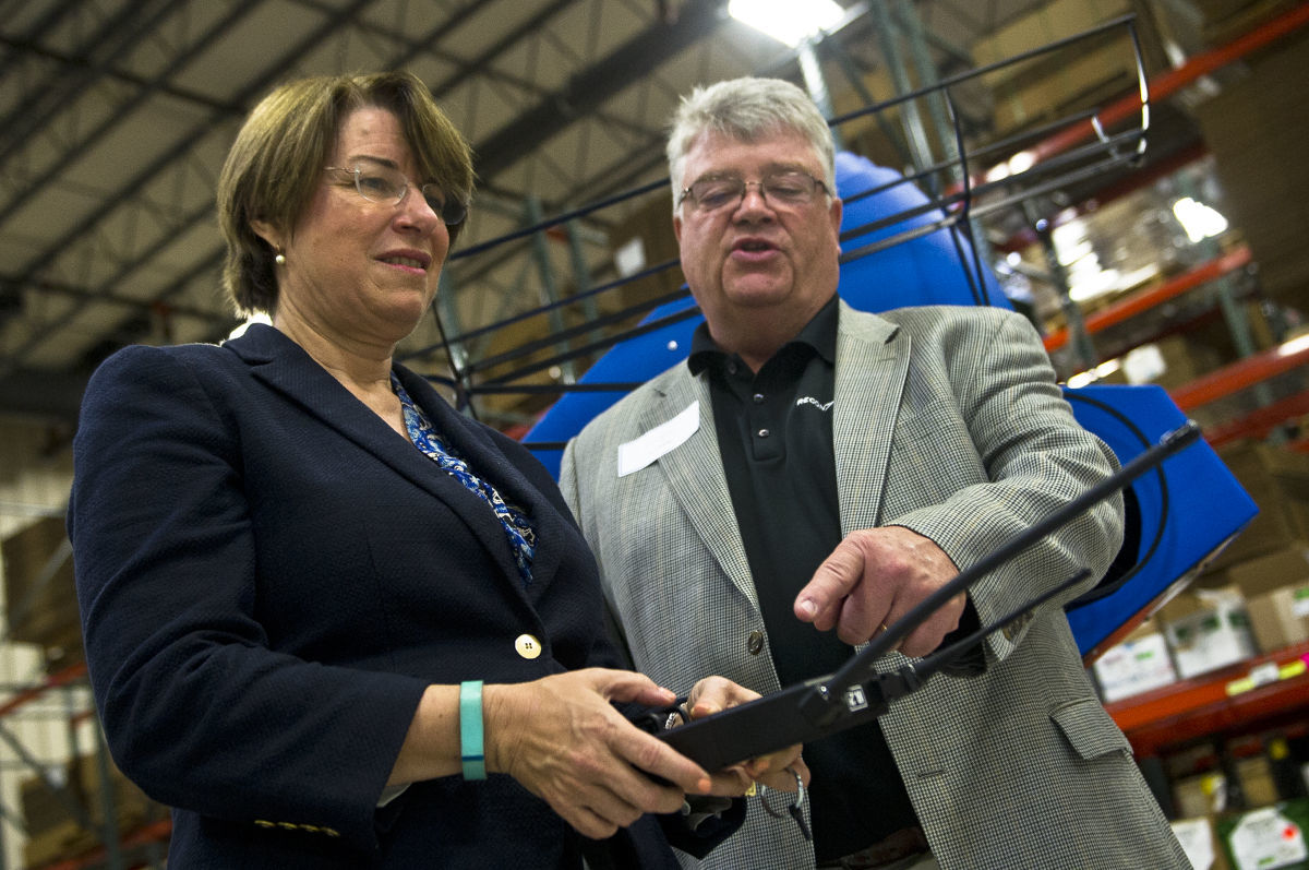 2016: Klobuchar at RiverStar
